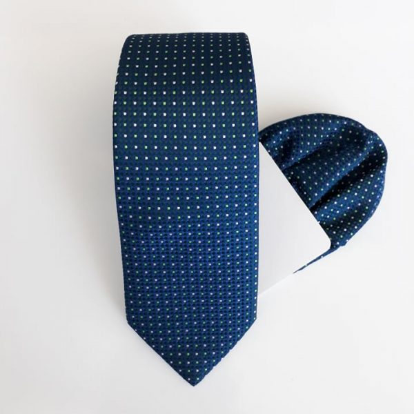 Комплект вратовръзка и кърпичка за джоб (ВРТ018)