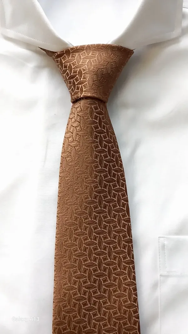 ВЖ098 Бежова елегантна вратовръзка